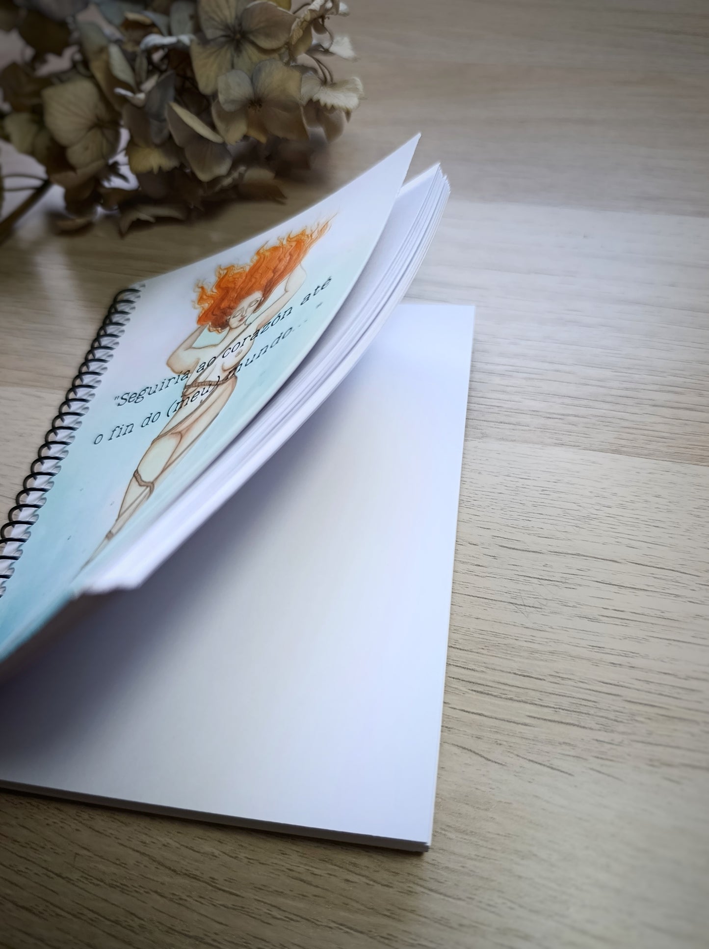 Caderno "Seguiría ao corazón até o fin do (meu) mundo..."